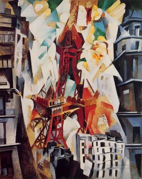 100 の偉大な芸術 Painting - ロベール・ドロネー エッフェル塔 シャン・ド・マルス
